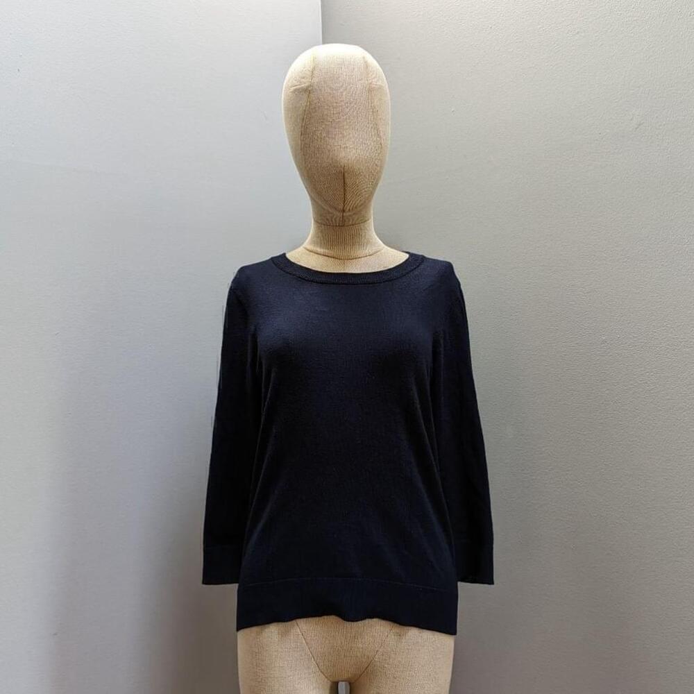 Milly of New York Navy Blue Sweater - Large